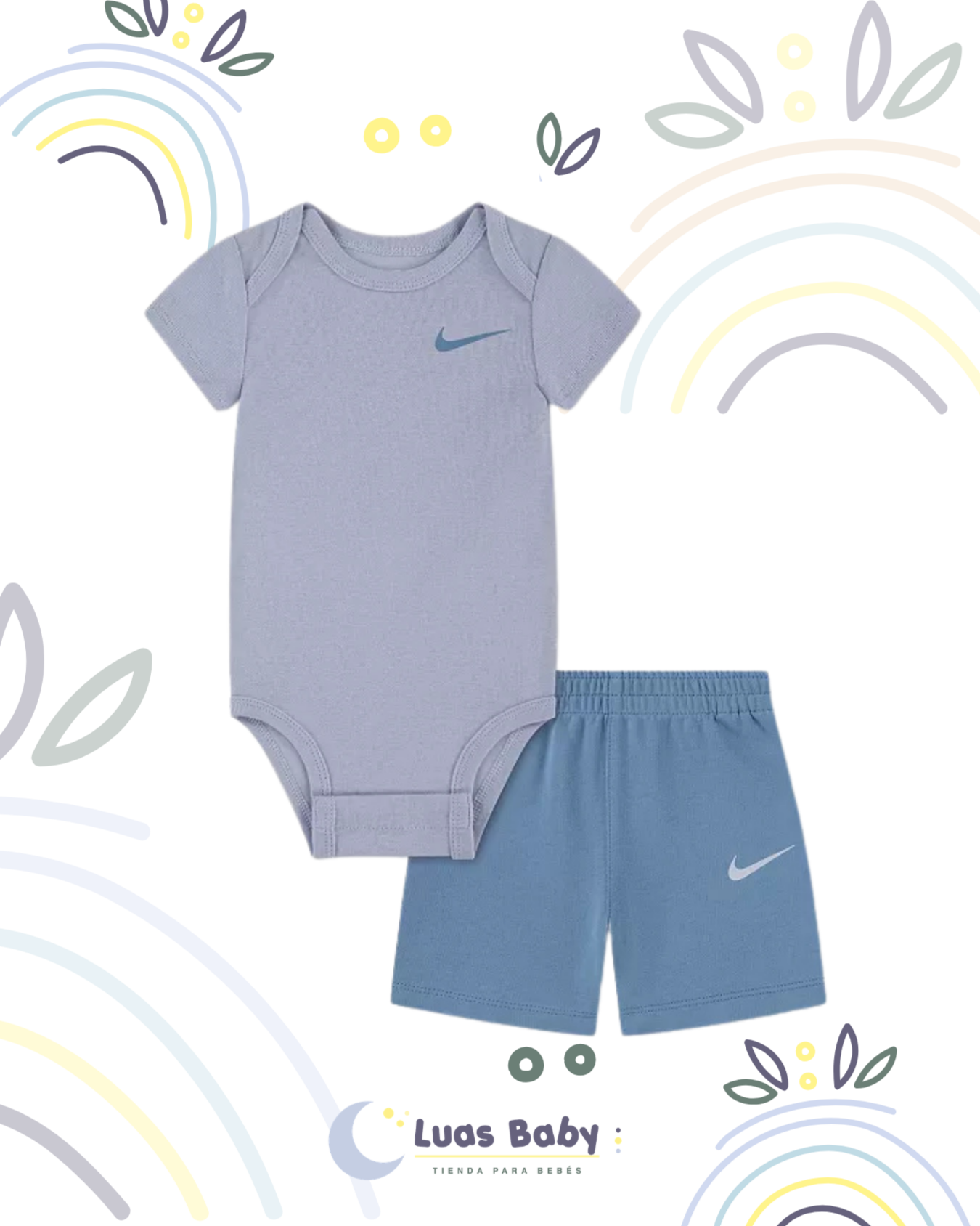 Conjunto Nike Body + Short Azul